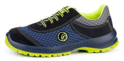 ROBUSTA Calzado Seguridad, Acebo Fresh S3+SRC NO Metal Textil 35/48 Unisex Adulto, Azul, 43 EU Ancho