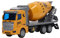 Alomejor Bétonnière Camion 1:48 échelle Haute Simulation Tirer Voiture Brillant Opération pour Enfants 3 Ans et Plus (Tête Plate)