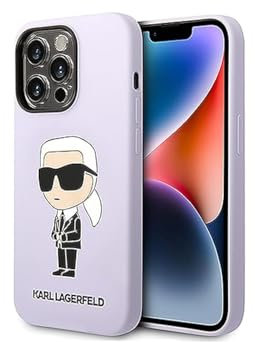 KARL LAGERFELD KLHCP14XSNIKBCU Schutzhülle für iPhone 14 Pro Max 6,7 Zoll (16,7 cm), Violett