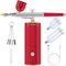 imyyds Kit d'aérographe avec compresseur, pistolet aérographe sans fil haute pression 32 psi, compresseur d'aérographe portable à double action, mini brosses à air rechargeables pour peinture, modèle,