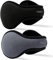 FSMILING 2 Stück Ohrenwärmer Herren Ohrenschützer Damen Winter Fleece Ohrenschützer Earmuffs Für Herren Unisex Erwachsene,Schwarz & Grau