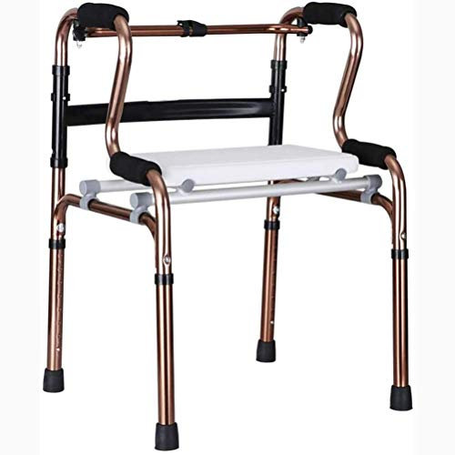Andador, Andador Plegable - Andador Liviano Seguro De Altura Ajustable Con Asiento, Asas Ergonómicas, Rehabilitación Multifuncional It's so kind of you