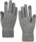 Winter Touchscreen Handschuhe,Warme Winterhandschuhe für Männer,Gestrickt Rutschfester Wollhandschuh Strick Sport Warme Handschuhe für Skifahren Radfahren und SMS (Hellgrau)