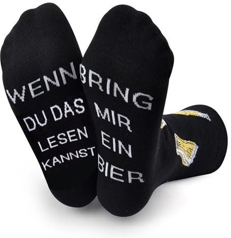 cheap4uk Weihnachtsgeschenke Lustige Socken Adventskalender Füllung Socken Herren Damen 43-46 39-42 Geschenke für Männer Socken Mit Spruch Kleinigkeiten für Adventskalender