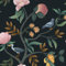 Fvlow Blue Bird Peel & Stick Wallpaper - Vintage Green Floral Vinyl Wrap Kitchen Worktop Covering - Self Adhesive Thick Leaf Wallpaper for Bedroom Furniture Stickers - 44.5cm x 300cm