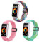 SMYAOSI Correa para Huawei Band 9/ Huawei Band 8, Correa Elástica Deportiva de Nylon Magnética Trenzado Ajustable Correa para Huawei Band 9/ Huawei Band 8 Smart Watch (Arco Iris+Rosa+Verde)
