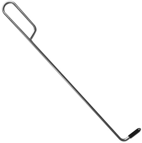 Mango de Cesta de Skimmer, Gancho de Cesta de Skimmer de Piscina de Acero Inoxidable de 14.6 Pulgadas, Mango de Skimmer de Piscina portátil para Eliminar los escombros, ahorrador de Rodilla, Mantener