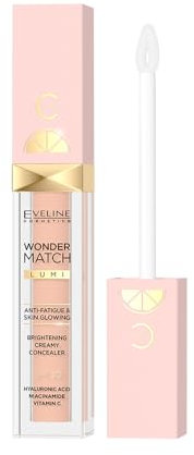 Eveline Cosmetics Wonder Match Illuminating Concealer - Farbe 10 | Leicht, feuchtigkeitsspendend mit Hyaluronsäure, Niacinamid & Vitamin C | SPF 25 Schutz