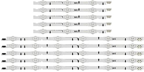 SPOUPKFKCK Bande de Lampe rétro-éclairage LED, 835mm, Barre 9led for téléviseur Samsung 40 Pouces, 2014SVS40 LM41-00089D LM41-00089C BN96-30450A BN96-30417A(5 Set)