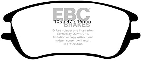 EBC Brakes DP1596 Blackstuff Brake Pads