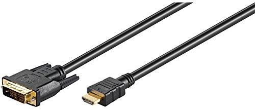 Goobay 51582 DVI-D/HDMI Kabel, Vergoldet