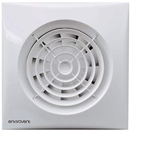 Envirovent SIL100S Silent Extractor Fan for Bathroom/En-Suites (NO Timer)