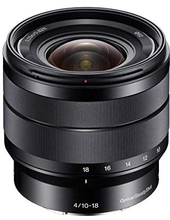 Sony - E 10-18mm F4 OSS Wide-Angle Zoom Lens (SEL1018),Black