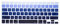 MiNGFi Silicone English QWERTY Keyboard Cover for MacBook Pro 13 A1278 A1425 A1502 Air 13 A1369 A1466 Pro 15 A1398 A1286 Pro 17 A1297 (2008–2017) US/ANSI Layout - Blue Gradient