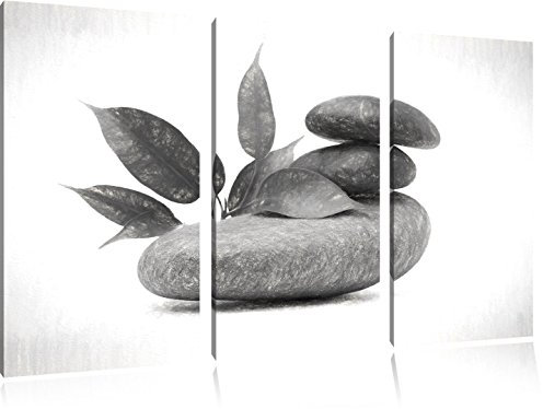 équilibre en Pierre Photo sur Toile 3 pièces | Taille: 120x80 cm| Peinture Murale | Art Print | prêt Couvert