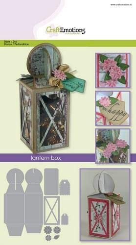 Stanzschablone - CraftEmotions Die - lantern box Card A5