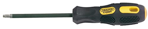 Draper 41304 Expert S2 Plain Slot Square Recess Screwdriver, 100mm