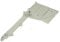 Couvercle trémie d'origine Machine à laver, Lave-linge C00116891 INDESIT Machine à laver, Lave-linge C00116891 INDESIT
