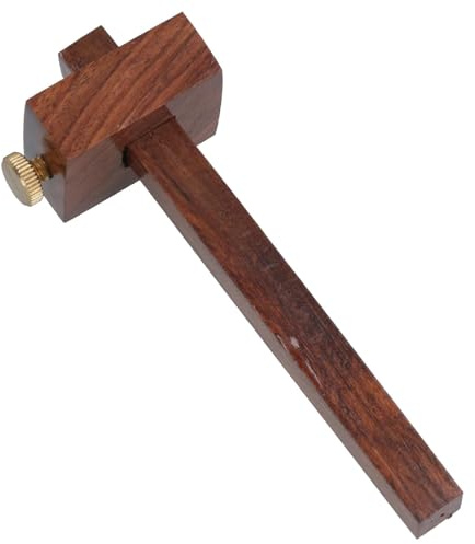 Mini Marking Gauge 130mm Hardwood Body Knurled Brass Adjusting Screw TE592
