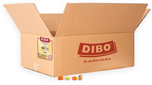 DIBO Tier-Figuren, 10kg-Karton, Backwaren als gesunde, natürliche Ernährung für Hunde, Hundefutter, Barf, B.A.R.F., Leckerli, Hundekekse