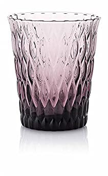 LOTO BICCHIERE DA ACQUA COLORE AMETISTA CL.32