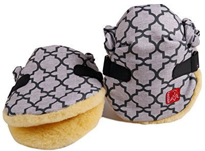 Kaiser Twoolly Handwärmer 65734324, anthrazit - ornament