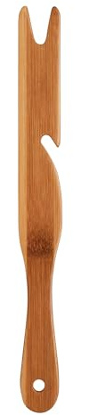 Mrs. Anderson's Baking Oven Rack Push Pull Stick, 11 Inches, Natural Bamboo