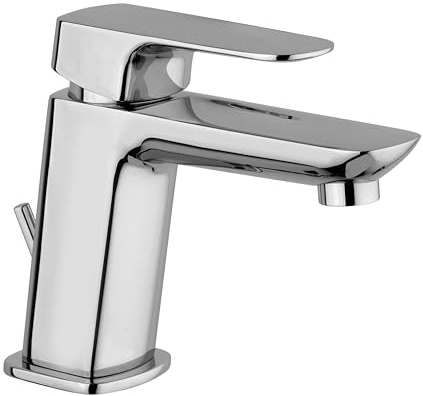 Miscelatore Paini Monoforo Lavabo Scarico Automatico 1”1/4 art. 09CR211 Serie Nove Cromo