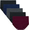 INNERSY Unterhosen Damen Baumwolle High Waist Unterwäsche Frauen Slip Weich Damenslips Mehrpack 5 (XXL, Tiefer Winter)