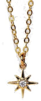 Stern Kette Gold - Polarstern/Geschenk für Sie/besonderes Geschenk/Statement Schmuck/Astrologie schmuck/Geburtstag Geschenk