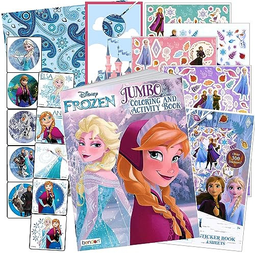 Mickey Mouse Malbuch Set mit Mickey Mouse Aufklebern Disney Frozen Malbuch und Aufkleber