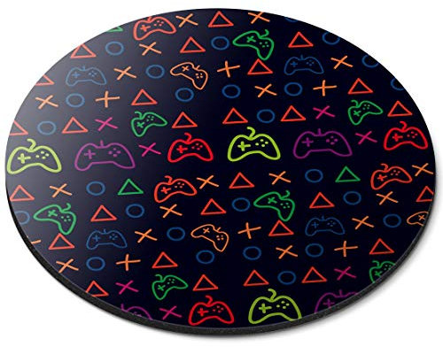 RM44695 Mauspad, rund, für Computer, Gamer, Controller