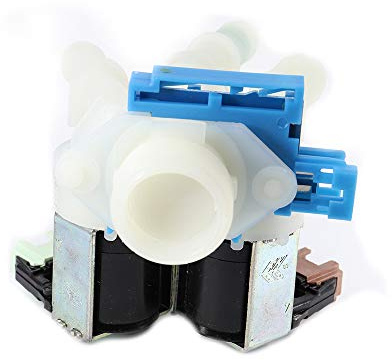 Marel Shop® - Elettrovalvola Tre Vie 180° con Flussometro per Lavatrice compatibile con Electrolux Zanussi Rex per Modelli: EW7WR468W - EW7W3164LS - JLWD1615 - ZWD11683NS
