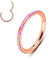 Longbeauty 16G Nasenring Hoops Nasenpiercing Ring Septum Ring Nostril Piercing Edelstahl Nase Piercings Helix Conch Tragus Ohr Piercing Lippenringe Septum Piercing, 8mm