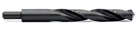 BAER HSS Spiralbohrer (reduzierter Schaft 13mm) 14,50 mm - Stahlbohrer - Bohrer - Metallbohrer rollgewalzt - Schnellarbeitsstahl