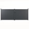 BillyOh Valencia Double Swing Aluminium Garden Gate w/Horizontal Solid Infill, Powder-Coated Finish & Full Privacy - 12.8x6ft Wide Metal Garden Gates in Anthracite Grey, Includes Fixings and Fittings
