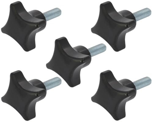 5 Stück Kreuzgriffschraube M10 x 30 mm - Griff Ø 50mm