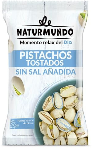 DIA NATURMUNDO pistachos tostados sin sal bolsa 250 gr