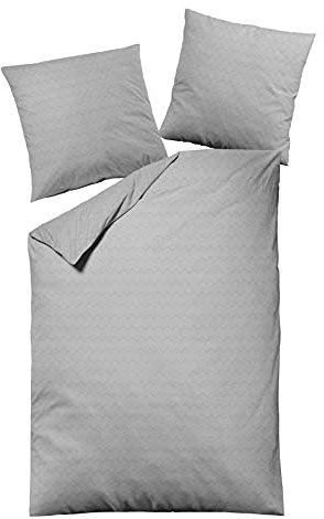 Dormisette Edelbiber Bettwäsche 2 teilig Bettbezug 135 x 200 cm Kopfkissenbezug 80 x 80 cm 1034-25 1034 Jacquard Flanell Mehrfarbig