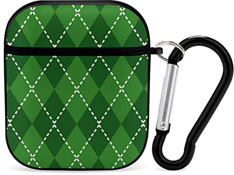 Airpods-Hülle Grün Karierter Patrick's Day Airpod Hard Case Cover Kopfhörerhüllen Für Apple Airpods1 Airpods2