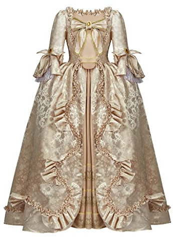 Court Rokoko Barock Marie Antoinette Ballkleider 18. Jahrhundert viktorianisches Kleid Ballkleider Königliches Damenkostüm