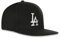Cappello Personalizzabile Stile Rapper in Cotone con Visiera Rigida e Piatta, Regolazione con Fascia Elastica (Nero)
