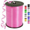 Geschenkband Rosa, 450 Meter/ 500 Yard Schleifenband Rosa, Ringelband, ballonband für Ballonverschlüsse, Weihnachten Neujahr Geschenkverpackung, Basteln, Partydeko, Hochzeitsdeko