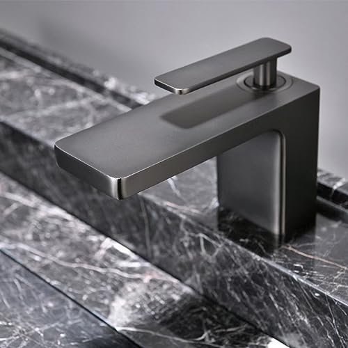 Wasserfall Wasserhahn Tropfbecken Wasserhahn Waschbecken Heiß Und Kalt Villa Amason Wasserhahn, Pistole Asche