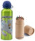 OM SUPPLIES Minecraft Characters Aluminium Sports Bottle 530ml - Holiday, Back to School Water Drinking Kids Lunch Children Includes Half Size 12pcs (Minecraft)