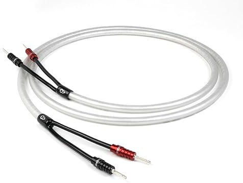 Chord ClearwayX Speaker Cable (Single) Terminated at each end with 2 x 4mm Chord Ohmic Banana Plugs. (2.5m)