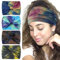 4 Stück Stirnband Damen Breite Elastische, Sommer Boho Stirnband Print Haarschmuck Yoga Sport Haarband Mehrfarbig Dünn Stirnbänder