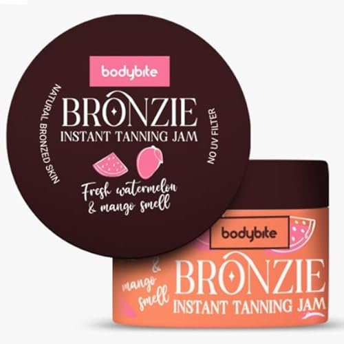 Solarium Creme Bräunungscreme für Natürliche Bräune 2 x 200 ML | Bräunungsbeschleuniger für einen natürlich gebräunten Teint | Bräunungscreme für langanhaltende Bräune | Natural Bronzer | BRONZIE