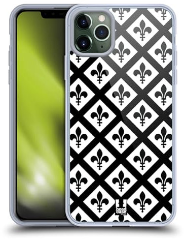 Head Case Designs Heilige Schwarz-Weiss Muster Softgelhülle Kompatibel Mit Apple iPhone 11 Pro Max Und Kompatibel Mit Magsafe Zubehör