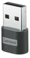 Lenovo Cable Gender Changer USB-C USB-A Black, 4X91C99226